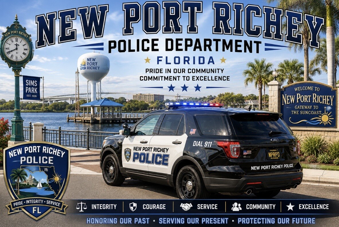 New Port Richey Police tribute concept