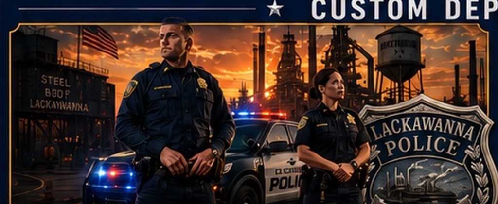 Lackawanna Police tribute design